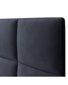 Tête de Lit en Velours Begonia bleu foncé - 140x120 cm