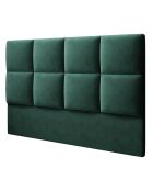 Tête de Lit en Velours Begonia vert bouteille - 140x120 cm