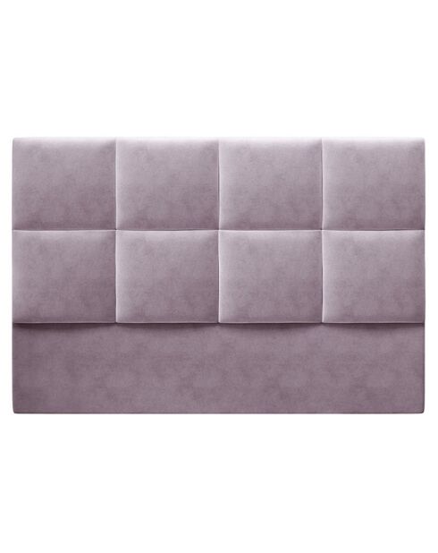 Tête de Lit en Velours Begonia lavande - 140x120 cm