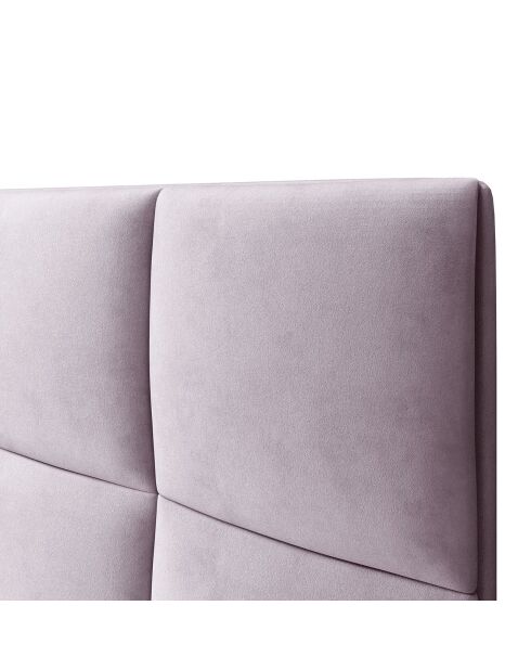 Tête de Lit en Velours Begonia lavande - 140x120 cm