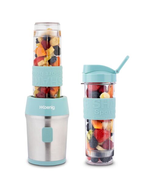 SMOO16, 570 ml, pastellblauer Mini-Mixer, 300 W