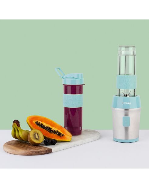 Mini blender SMOO16 570 ml bleu pastel - 300W