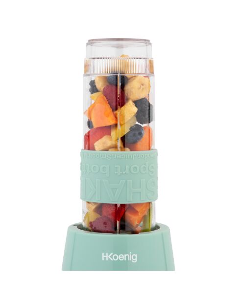 SMOO18 570 ml pastellgrüner Mini-Mixer — 300 W