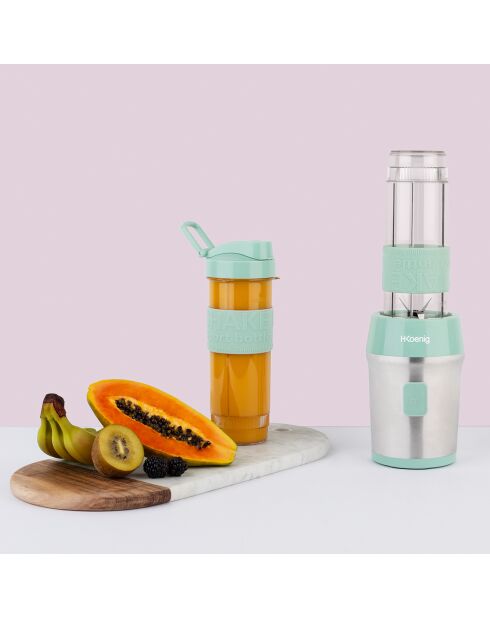 SMOO18 570 ml pastellgrüner Mini-Mixer — 300 W