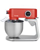 Robot Pétrin KM124 5L rouge - 800W