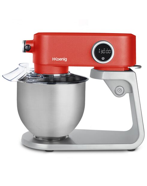 Robot Pétrin KM124 5L rouge - 800W