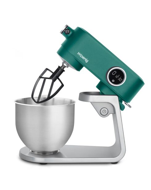 Robot Pétrin KM128 5L vert - 800W