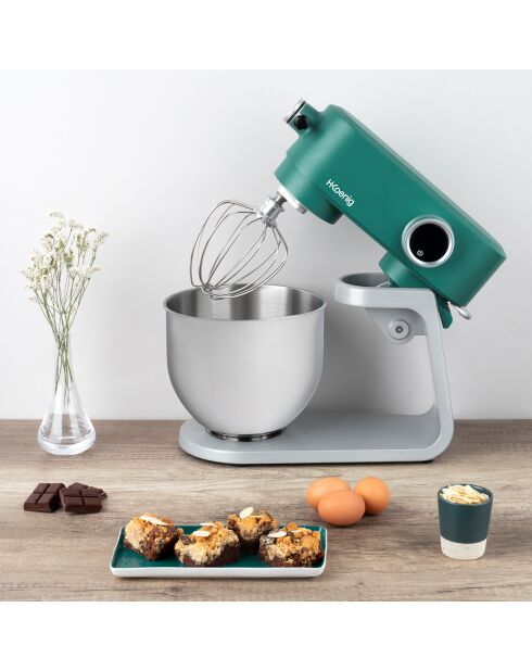 Robot Pétrin KM128 5L vert - 800W
