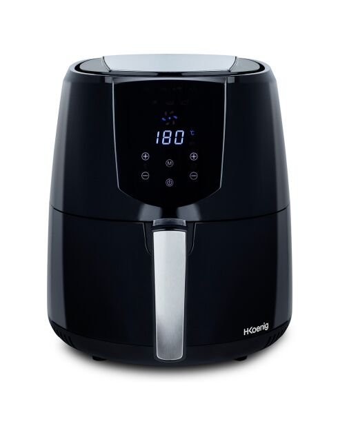 FRY800 4 L schwarze ölfreie Fritteuse - 1400 W