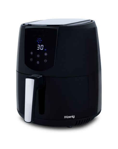 FRY800 4 L schwarze ölfreie Fritteuse - 1400 W