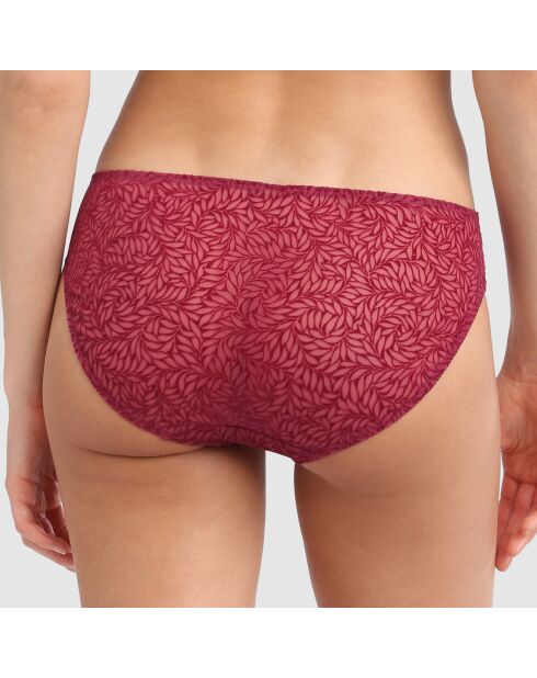 Culotte Sublim Velours rouge vernis