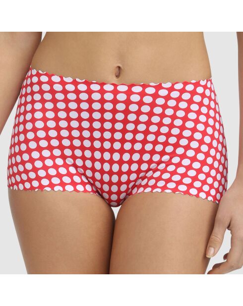 Shorty Agnès B. imprimé pois rouge