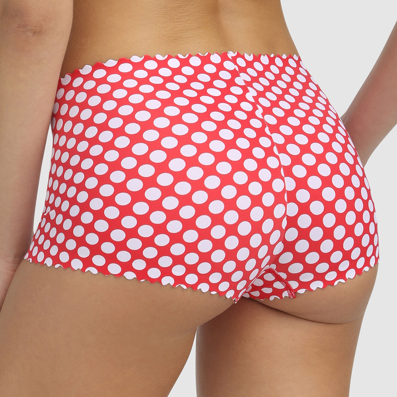 Shorty Agnes B. imprime pois rouge Vente privee Dim BazarChic