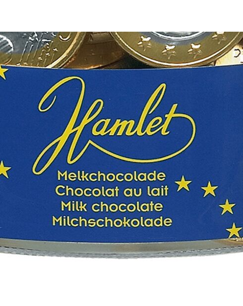 Schachtel mit Euromünzen mit Milchschokolade 1 kg