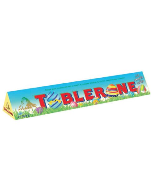 Barre de chocolat au lait Amande série Pâques 360 gr