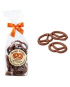 Sachet de Bretzels salés enrobés de chocolat au lait 100 gr