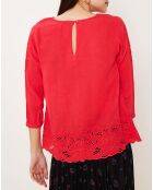 Top ajouré Aquarius fuschia