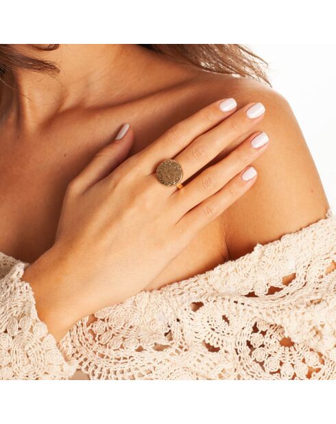 Bague ajustable Fayaoue dorée