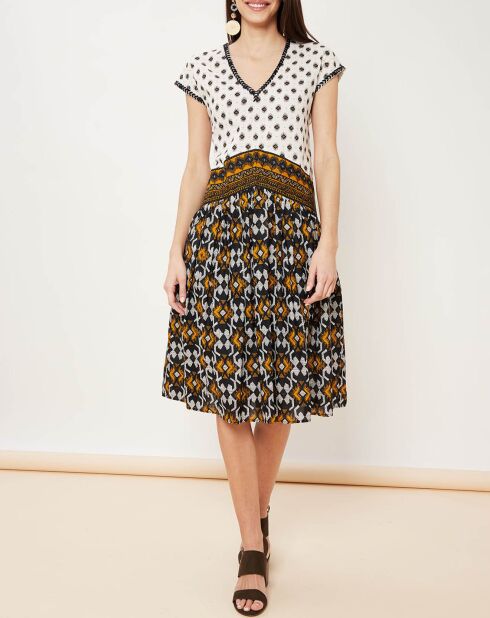 Robe Wild imprimée ethnique multicolore