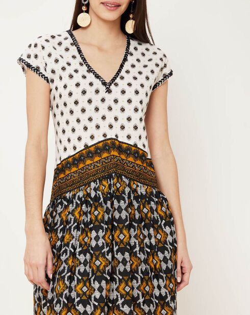 Robe Wild imprimée ethnique multicolore