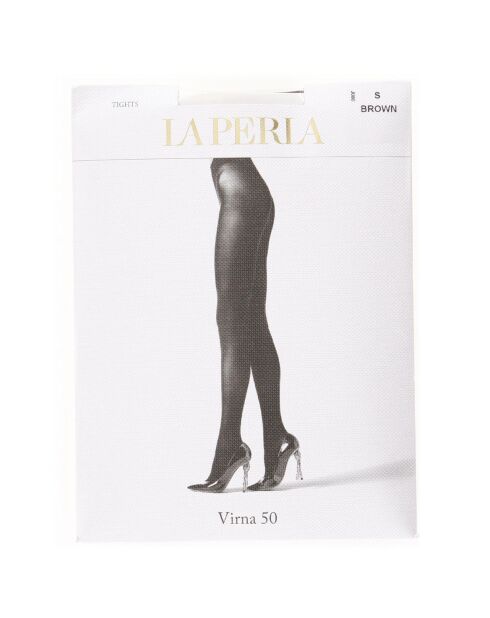 Collants Virna 50 deniers marron