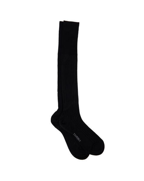 Chaussettes en Cachemire & Soie noires