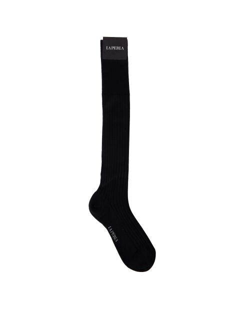 Chaussettes en Cachemire & Soie noires