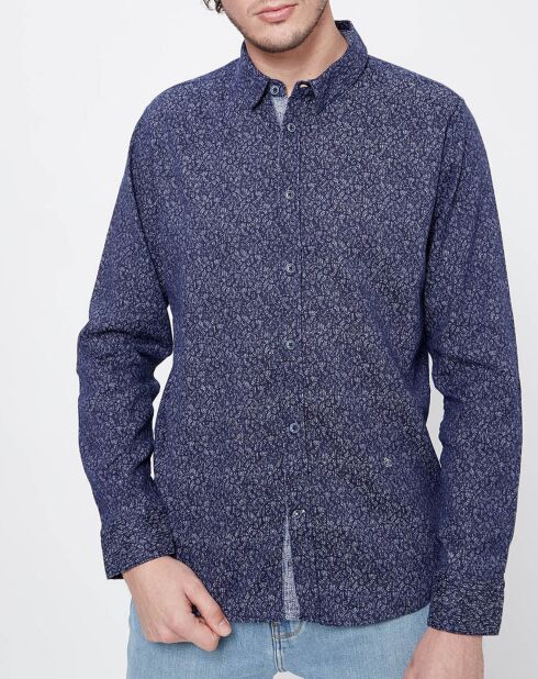 Chemise slim fit Ferdinand bleue