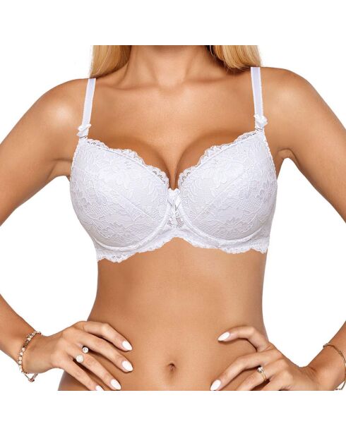 Weißer Push-up-BH Katia