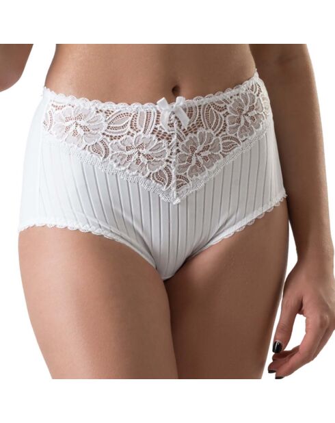 Culotte taille haute Andromeda  blanche