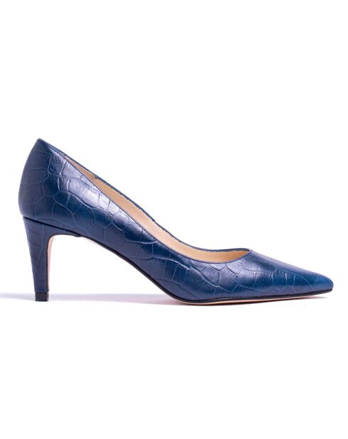 Zapatos de tacón Amanda de piel marina, tacón de 5 cm