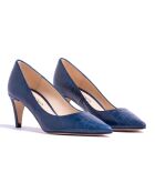 Zapatos de tacón Amanda de piel marina, tacón de 5 cm