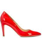 Paula rote Lederpumps - Absatz 7 cm