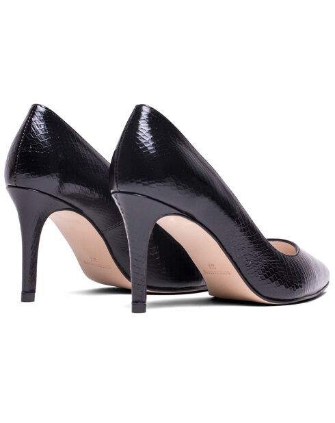 Pumps Serena in pelle nera - tacco 8,5 cm