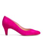 Décolleté Maria in pelle color fucsia - tacco 5,5 cm