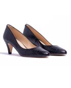 Schwarze Pumps Maria aus Leder - 5,5 cm Absatz