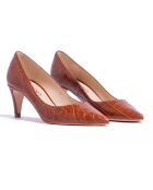 Pumps Alizee aus Kamelleder - 5 cm Absatz