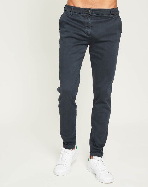 Pantalon chino bleu nuit