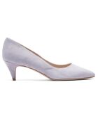 Pumps Nadine Pearl aus Veloursleder - 5 cm hoher Absatz