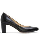 Pumps Carole in pelle nera - tacco 6cm