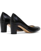 Pumps Carole in pelle nera - tacco 6cm