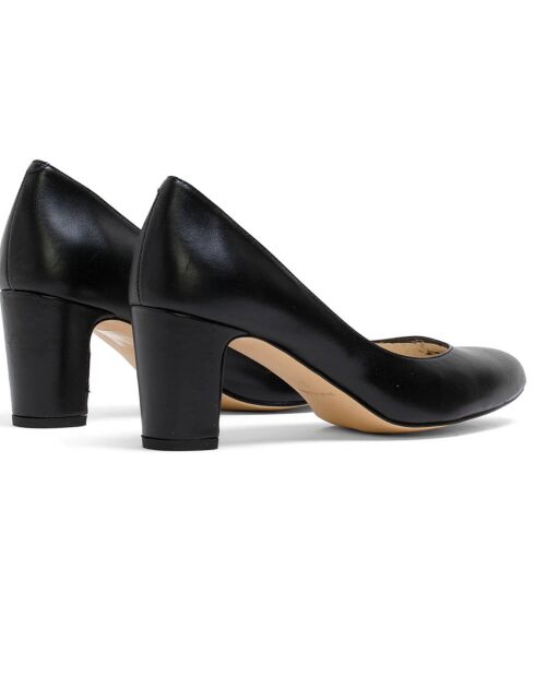 Pumps Carole in pelle nera - tacco 6cm