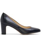Pumps Carole in pelle nera - tacco 5cm