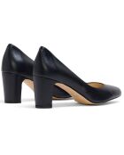 Pumps Carole in pelle nera - tacco 5cm