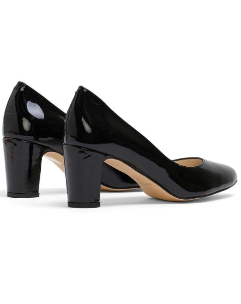 Décolleté Carole in pelle verniciata nera - tacco 5 cm