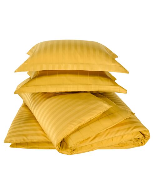 Parure Housse de couette & 2 Taies Zygo jaune - 260x240 cm