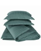 Parure Housse de couette Zygo gris/bleu - 200x200 cm