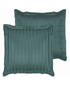 Parure Housse de couette Zygo gris/bleu - 200x200 cm