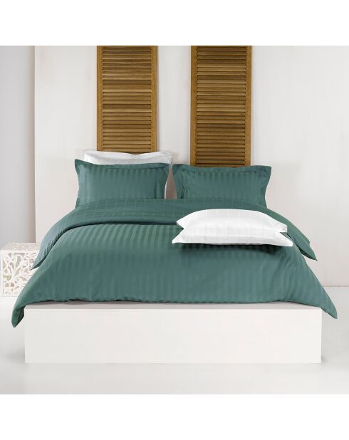 Parure Housse de couette Zygo gris/bleu - 200x200 cm