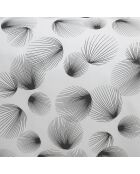 Parure housse de couette Aileen noir/blanc